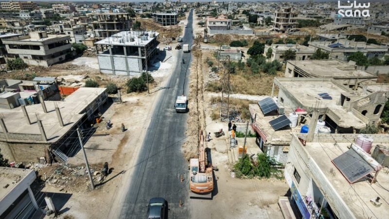New Water Pipeline Project Launched in Syria’s Al-Sheikh Maskin