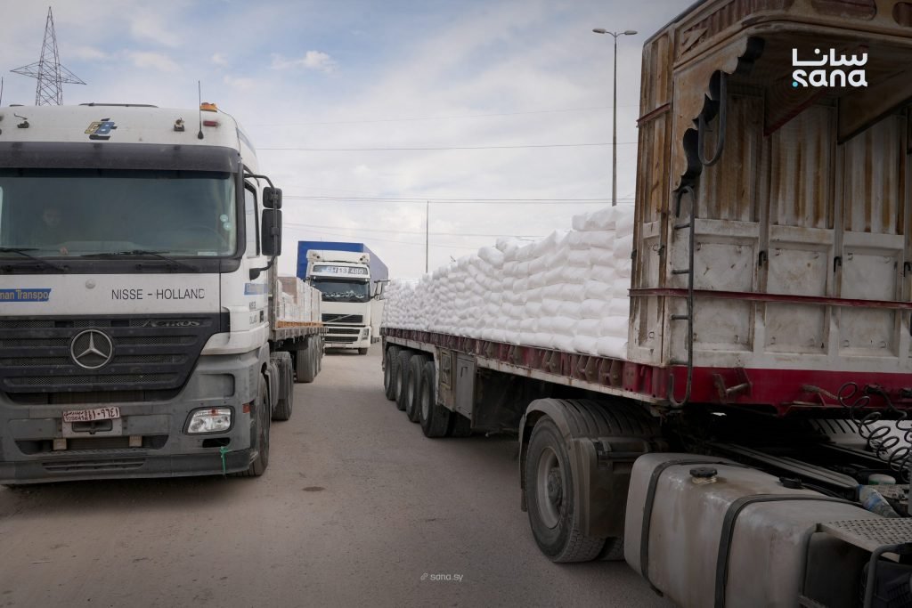 Syria Records Over 3.5 Million Tons of Freight Transport in July