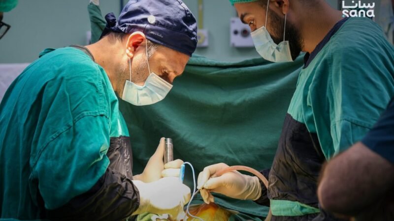 Homs University Hospital Hosts Specialized Scoliosis Surgery Campaign