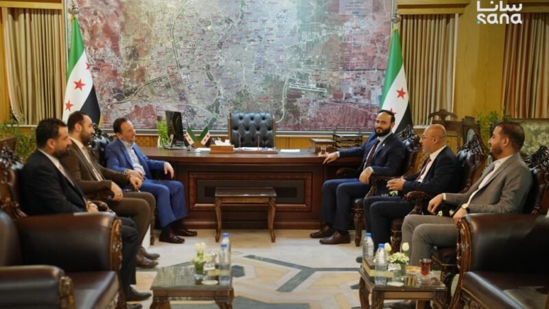Aleppo Governor Holds Talks with Egyptian Diplomat on Regional Cooperation