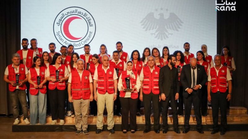 Tartus Honors Red Crescent Volunteers and Launches ‘Athar’ Platform
