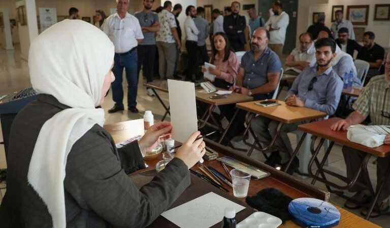 Syria Holds Training Workshops to Revive Traditional Calligraphy Arts