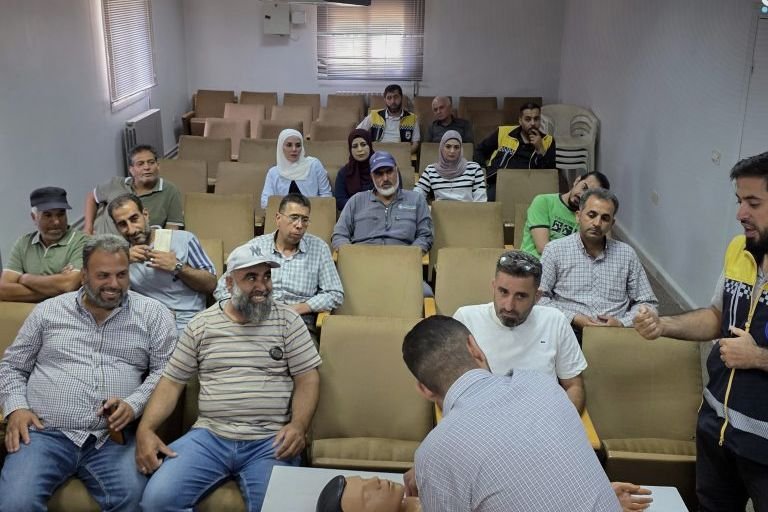 Quneitra Telecommunications Staff Receive Emergency Response Training