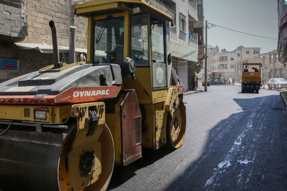 Road Improvement Works Begin on Street 22 in Dana, Idlib