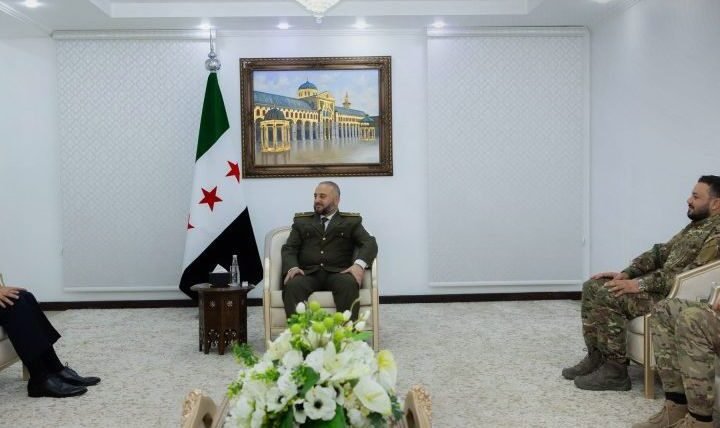 Syrian Defense Minister Meets Lebanese Ambassador in Damascus
