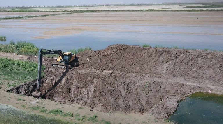 Reinforcement Works Begin at Al-Siha Dam in Southern Aleppo