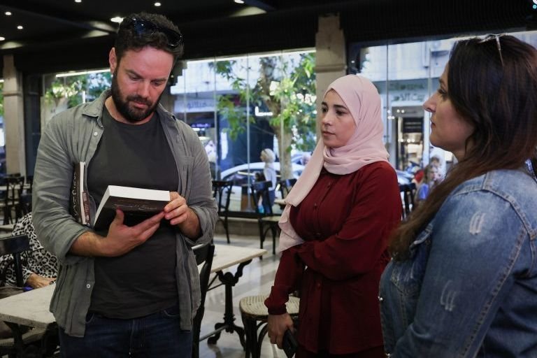 Khalil Al-Neimi Signs New Novel ‘In Praise of Escape’ in Damascus