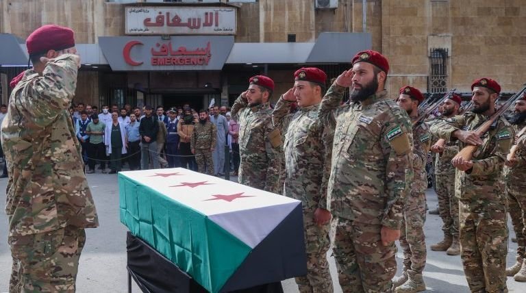 Soldier Bilal Ibrahim Laid to Rest in Aleppo Countryside