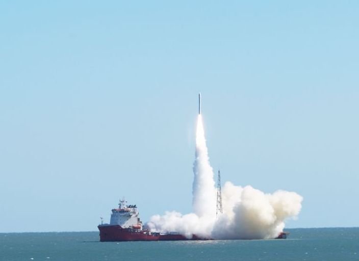 China Launches New Satellite via Sea-Based Rocket
