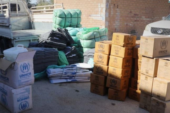 Winter Aid Distributed to 884 Families in Deir ez-Zor