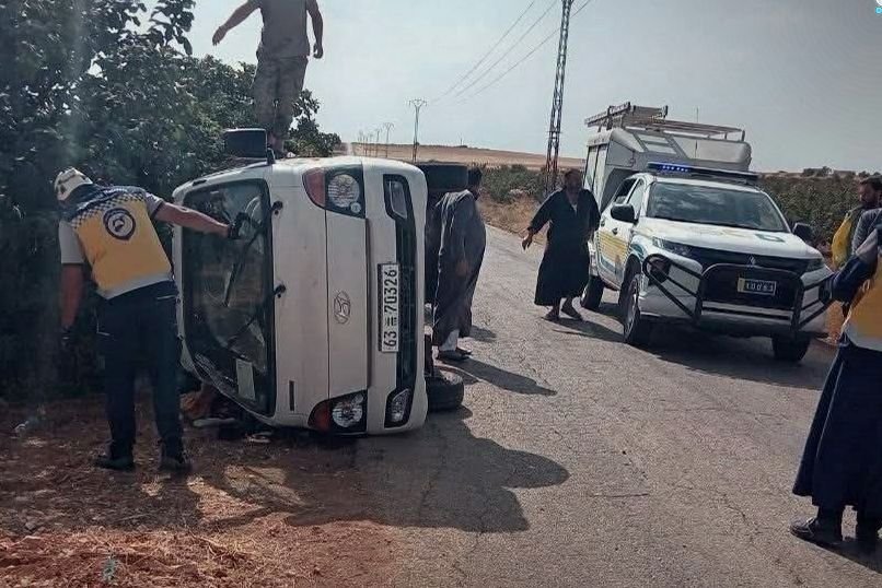 One Dead, 22 Injured in Road Accidents and Fires Across Syria