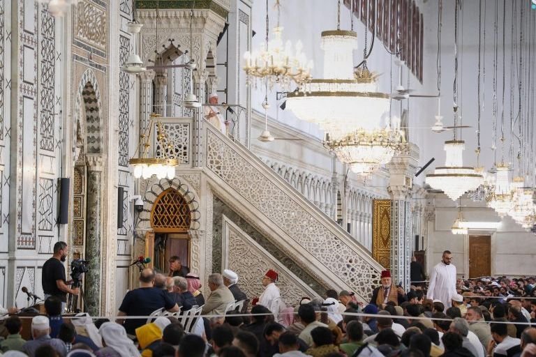 Religious Seminar Held at Damascus Umayyad Mosque