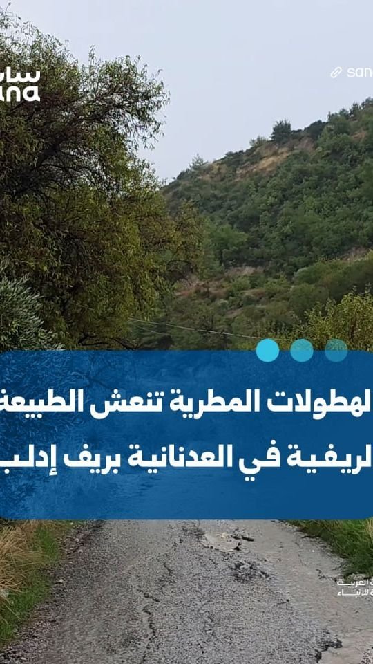 Recent Rainfall Revitalizes Nature in Idlib’s Adnaniya Village